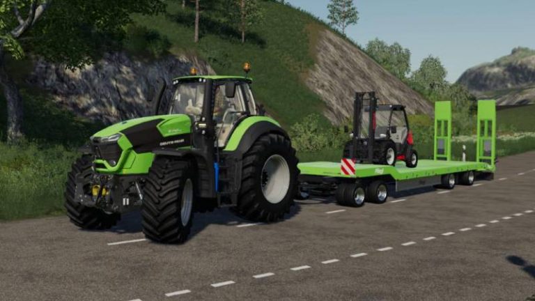 Fs19 Fliegl Lowbody V1000 • Farming Simulator 19 17 22 Mods Fs19 17 22 Mods 1688