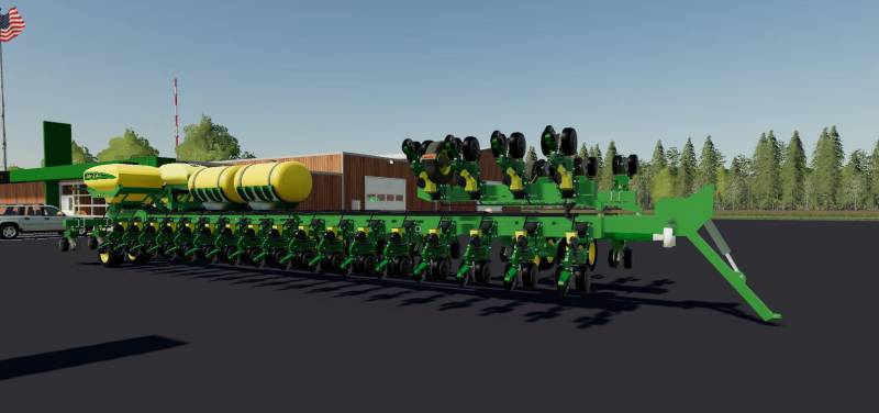 FS19 JOHN DEERE DB120 V1.0 • Farming simulator 19, 17, 22 mods | FS19 ...