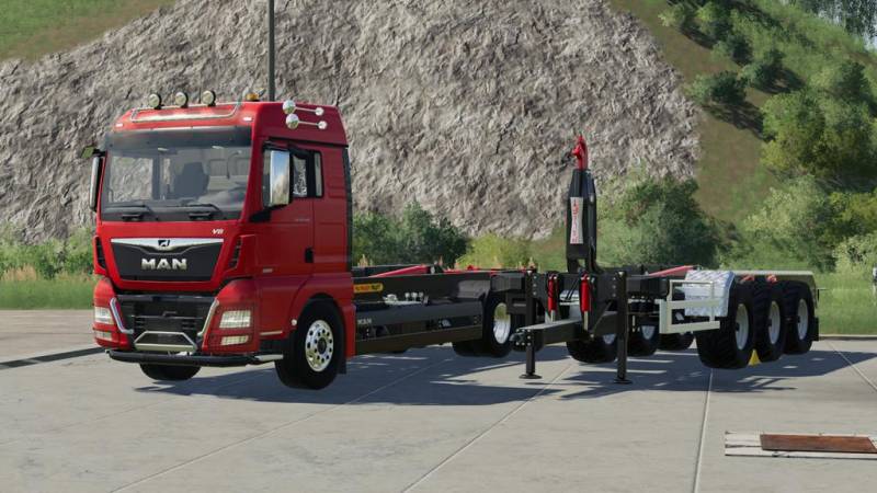 FS19 MAN TGX 26.460 6X2-4 HKL V1.0.0.0 • Farming simulator 19, 17, 22 ...