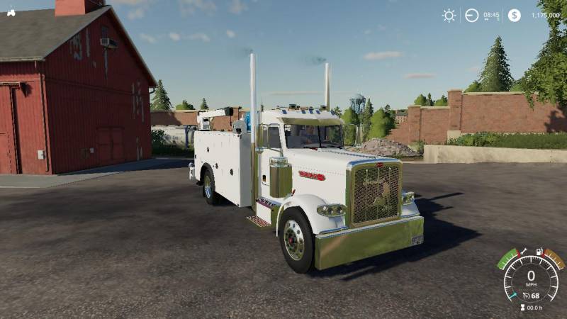 FS19 PETE 389 SERVICE TRUCK REUPLOAD V1.1 • Farming simulator 19, 17 ...