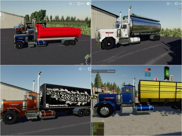 peterbilt grain truck fs19