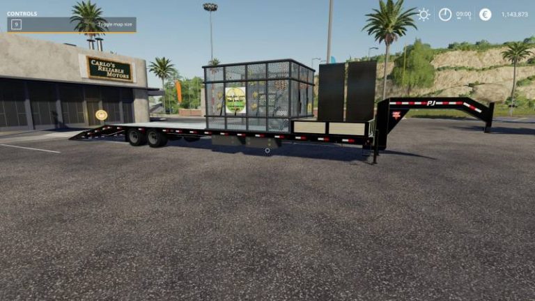 Fs19 Pj 40ft Lawn Care Trailer V1.0.0.0 • Farming Simulator 19, 17, 22 