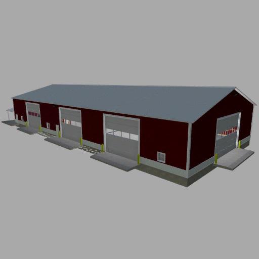 FS19 72X160 WORKSHOP SHED V1.0.0.0 â€¢ Farming simulator 19 