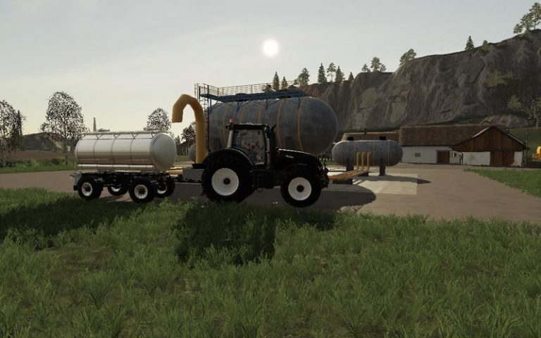 fs19 fertilizer auger tralor