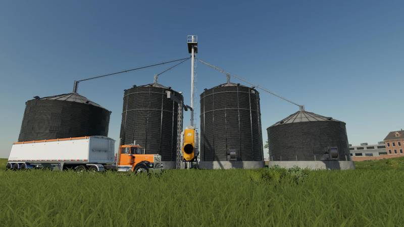 Fs19 Large Grain Silo With Dryer V10 • Farming Simulator 19 17 22 Mods Fs19 17 22 Mods 4615