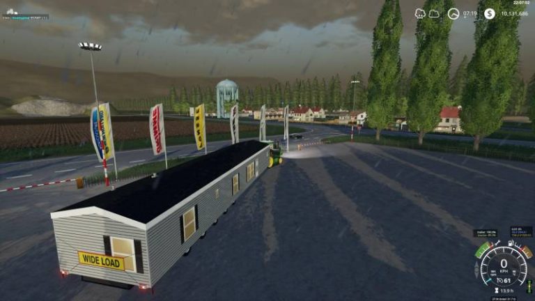 a house trailer mod for fs19