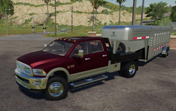 FS19 DODGE RAM 3500 FLATBED V1.0.0.0 • Farming simulator 19, 17, 22 ...