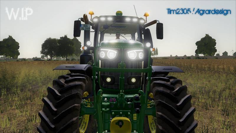 FS19 [AGDM] JOHN DEERE 6R V2.0.2 • Farming simulator 19, 17, 22 mods ...