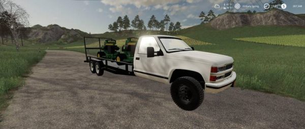 FS19 SILVERADO LANDSCAPE TRUCK V1.0 • Farming simulator 19, 17, 22 mods ...