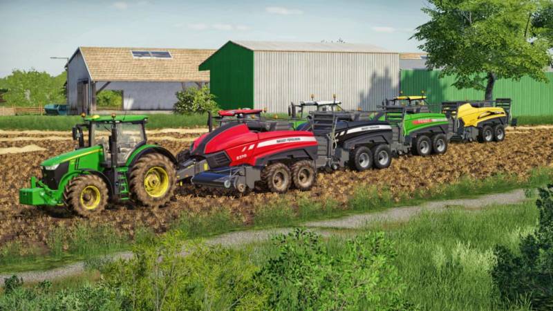 Fs19 Agco High Density Baler V1000 • Farming Simulator 19 17 22 Mods Fs19 17 22 Mods 5248