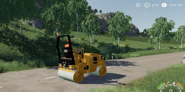  FS19  COMPACTEUR CATERPILLARD CB32 V1 5  Farming simulator 