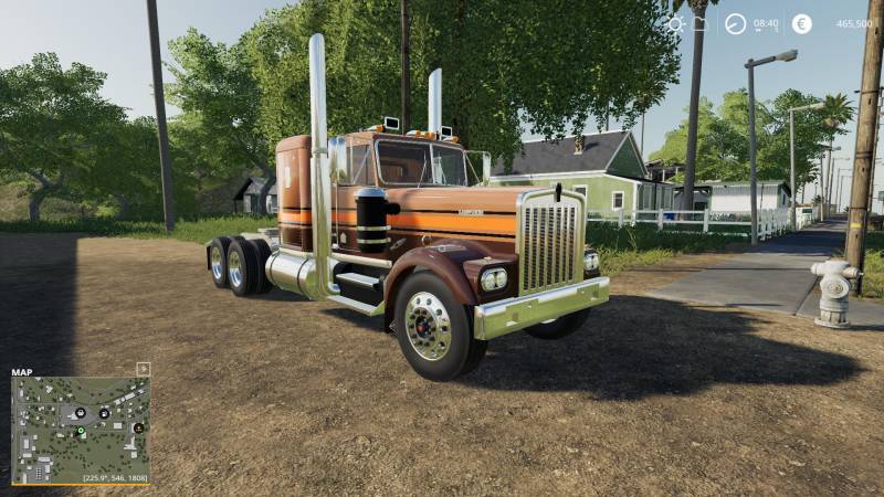 FS19 1974 KENWORTH W900A FLAT TOP V1.0 • Farming simulator 19, 17, 22 ...