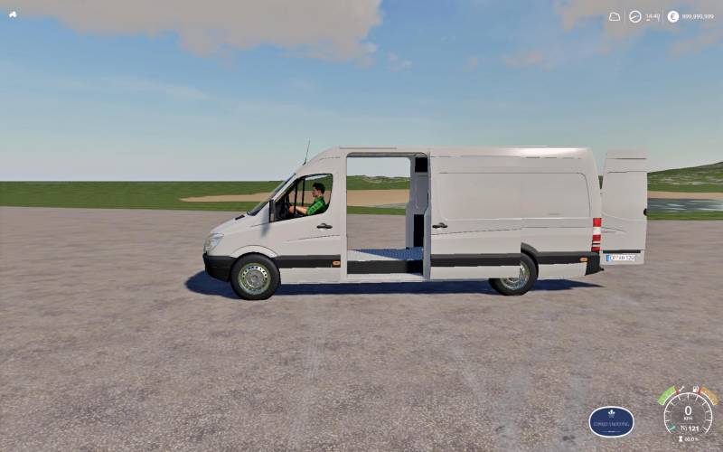 FS19 MERCEDES SPRINTER FS19 V1.0 • Farming simulator 19, 17, 22 mods ...