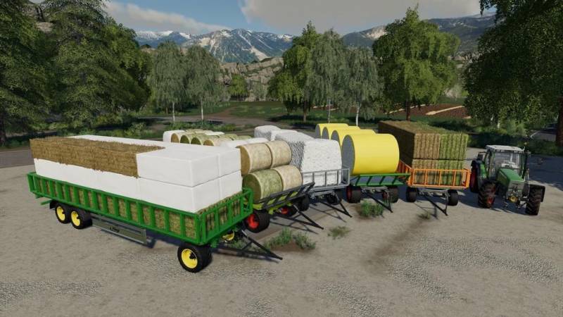 Fs19 Fliegl Dpw 180210 Bales Autoload V1300 • Farming Simulator 19 17 22 Mods Fs19 17 4651