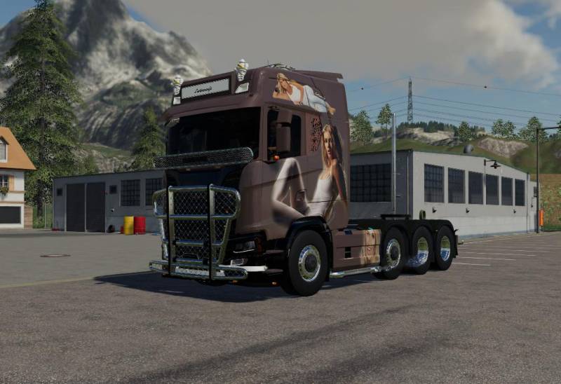 FS19 SCANIA. N DRAG PERNILLA V1.1 • Farming simulator 19, 17, 22 mods ...