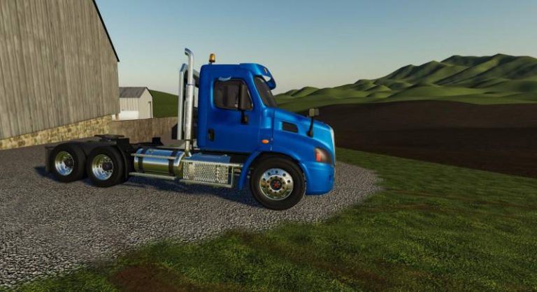 FS19 FREIGHTLINER CASCADIA DAY CAB V1.0 • Farming simulator 19, 17, 22 ...