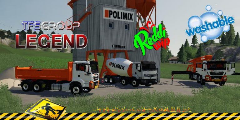 Fs19 Renault Premium 520dxi Concrete Mixer V15 • Farming Simulator 19 17 22 Mods Fs19 17 0720