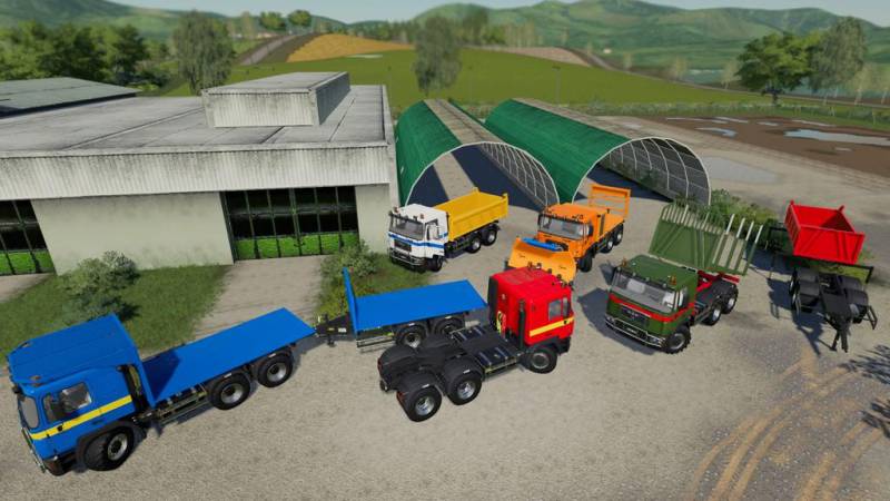 FS19 MAN 33 414 6X6 PACK V1.0.0.1 • Farming simulator 19, 17, 22 mods ...