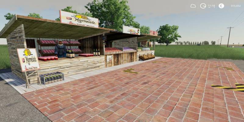 FS19 VILLAGE MARKET SELL POINT V1.0 • Farming simulator 19, 17, 22 mods ...