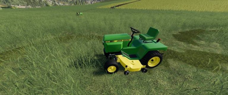Fs19 John Deere 332 Lawn Tractor With Lawn Mower And Garden V20 2570