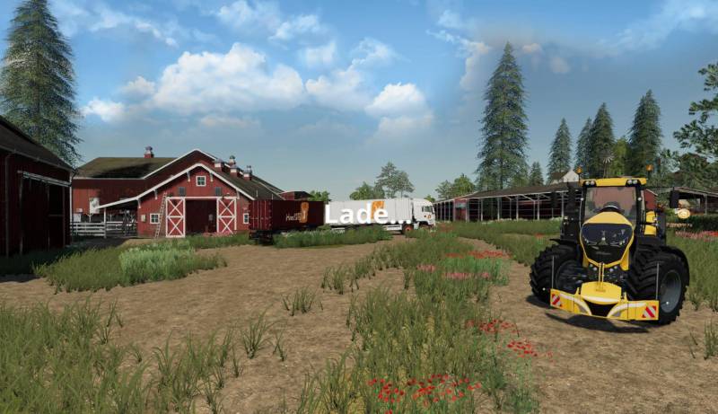 FS19 HINTERGRUND HOF HIRSCHFELD V1.0 • Farming simulator 19, 17, 22 ...