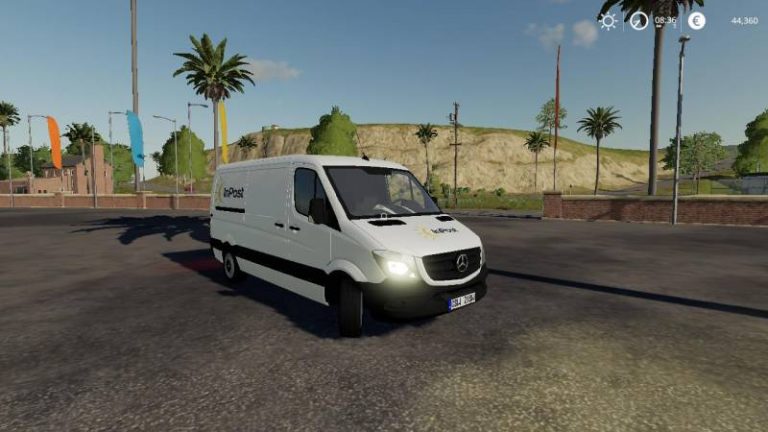 FS19 MERCEDES SPRINTER KURIER INPOST V1.0 • Farming simulator 19, 17 ...