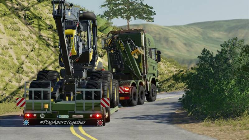 FS19 MRF SPECIAL LOWLOADER TL38 V1.1.1.0 • Farming simulator 19, 17, 22 ...