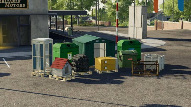 Fs19 Decorative Pallets Pack V1100 • Farming Simulator 19 17 22 Mods Fs19 17 22 Mods 3045