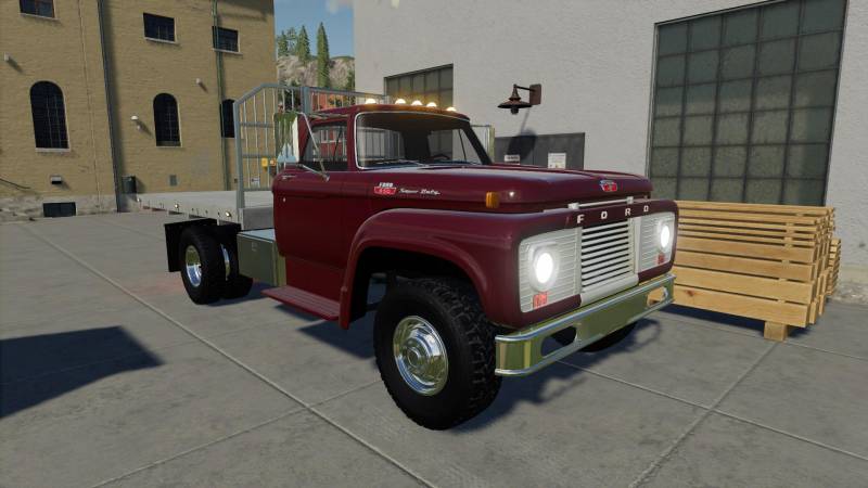 FS19 FORD T850 1964 FLATBED V1.1.0.0 • Farming simulator 19, 17, 22 ...