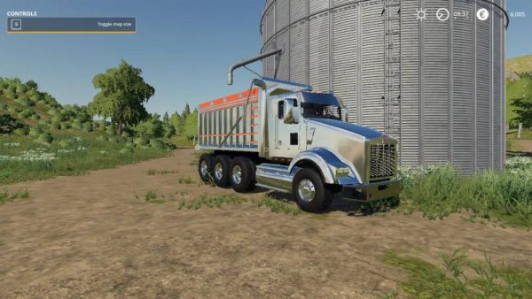 FS19 KENWORTH T800 DUMP TRUCK V1.0.0.2 • Farming simulator 19, 17, 22 ...