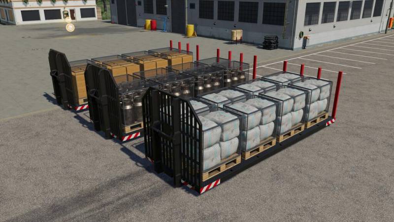 FS19 CONTAINER PALLETS V1.0.0.1 • Farming simulator 19, 17, 22 mods ...