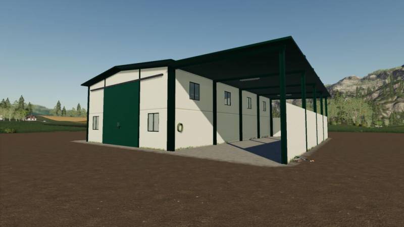 FS19 DOUBLE SPANISH SHED V1.0.0.0 • Farming simulator 19, 17, 22 mods ...