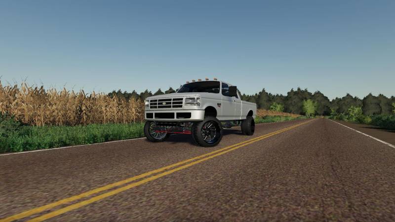 FS19 CHUCKLES 1993 FORD F350 V1.1 • Farming simulator 19, 17, 22 mods ...