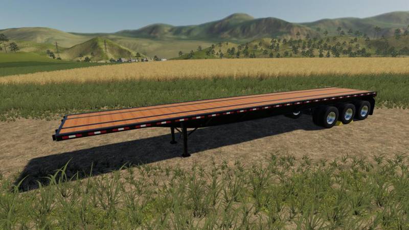 Fs19 Flatbed Trailer Ibm Jmt19 V1000 • Farming Simulator 19 17 22 Mods Fs19 17 22 Mods 4359