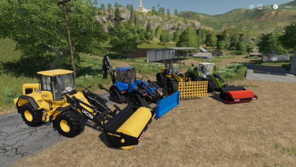 FS19 WHEEL LOADER ROAD PACK V1.0 • Farming simulator 19, 17, 22 mods ...