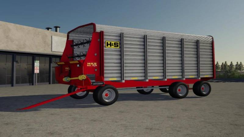fs19 mod forage harvester pull trailer