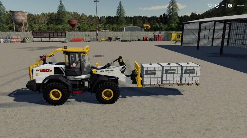 FS19 WHEEL LOADER LONG FORKS V1.0.1 • Farming simulator 19, 17, 22 mods ...