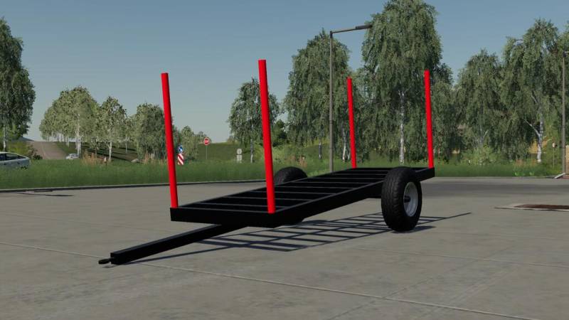 FS19 WOOD TRAILER V1.0.0.0 • Farming simulator 19, 17, 22 mods | FS19 ...