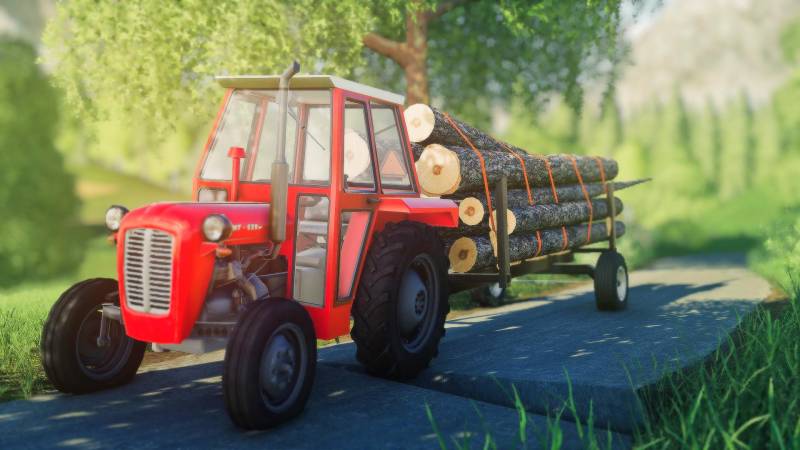 FS19 HOMEMADE FOREST TRAILER V1.1 � Farming simulator 19, 17, 22 mods ...