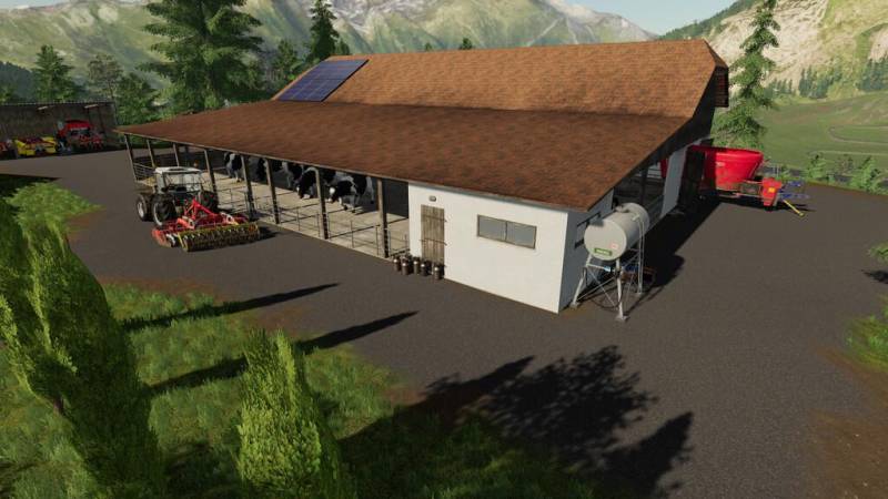 Fs19 Alpine Cow Barn V1000 • Farming Simulator 19 17 22 Mods Fs19 17 22 Mods 8150