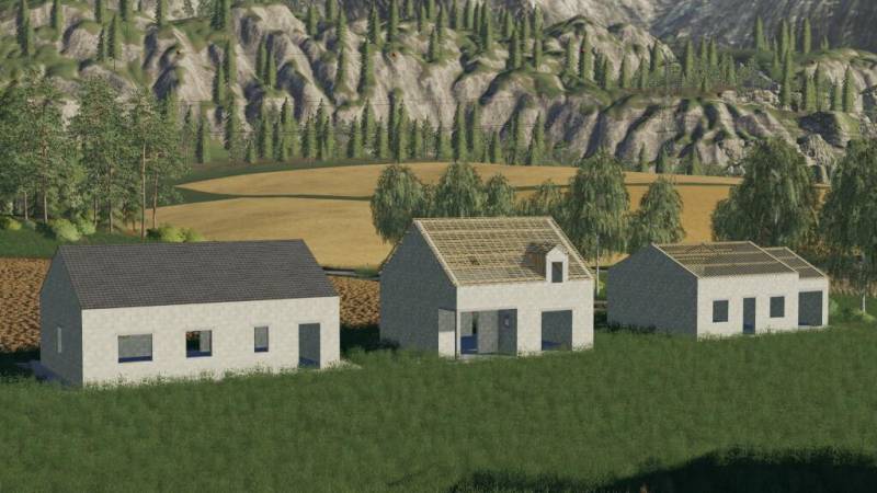 Fs19 Placeable Constructions Houses V1000 • Farming Simulator 19 17 22 Mods Fs19 17 22 Mods 7469