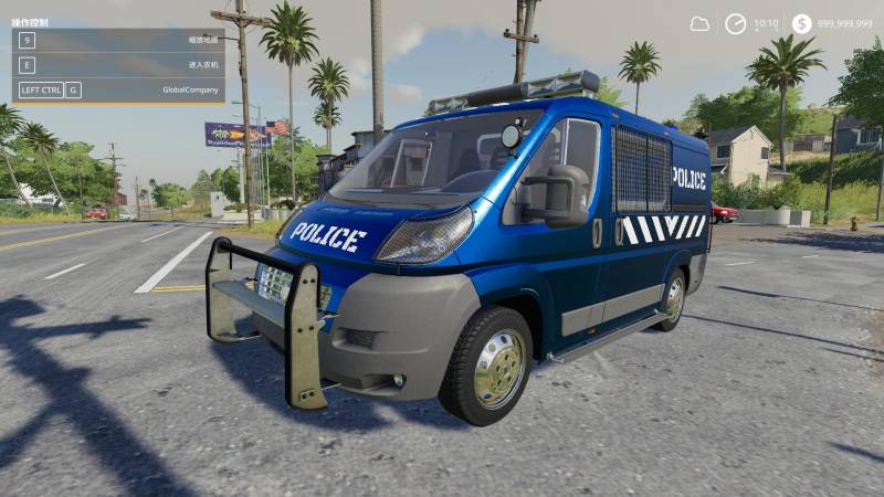 FS19 FIAT DUCATO POLICE V1.0.0.0 • Farming simulator 19, 17, 22 mods ...