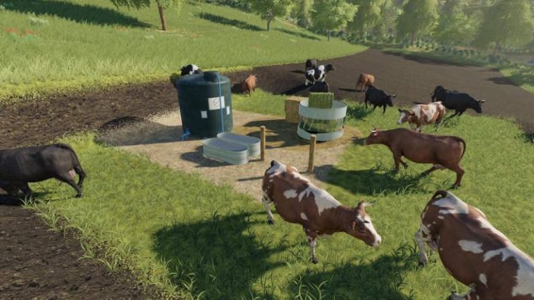 Fs19 Open Cow Pasture V1010 • Farming Simulator 19 17 22 Mods 0122