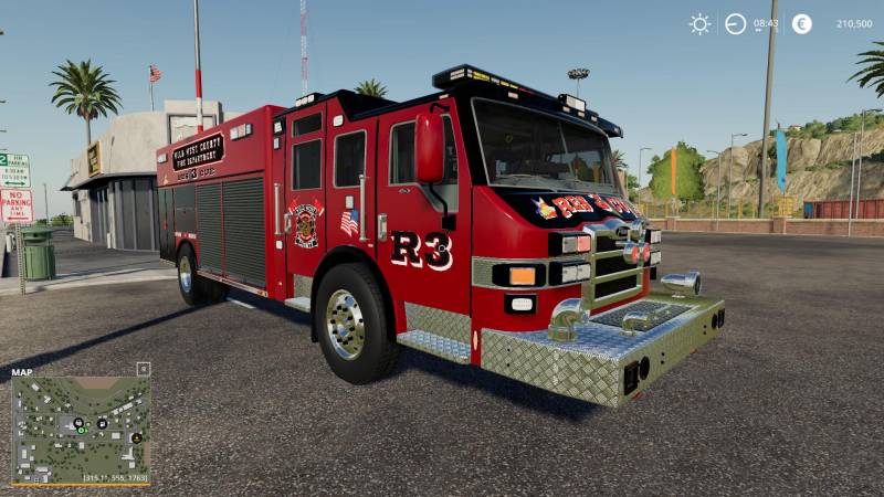 FS19 PIERCE VELOCITY SINGLE AXLE RESCUE V2.0.0.0 • Farming simulator 19 ...