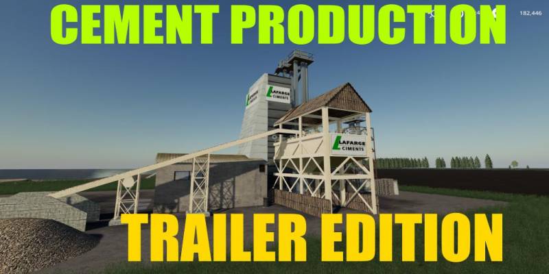 Fs19 Cement Factory Trailer Edition V10 • Farming Simulator 19 17 22