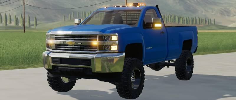 FS19 LIFTED 2017 CHEVY SILVERADO 2500 V1.0.0.0 • Farming simulator 19 ...