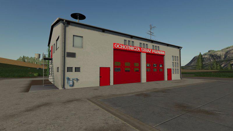 Пожарная станция 19. Fs19 Fire Station. Fire fs19. Fs19 мод пожарные пак.