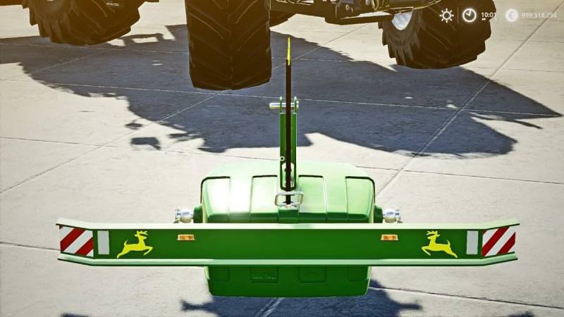 FS19 JD 900KG WEIGHT V1.0.0.0 • Farming simulator 19, 17, 22 mods ...