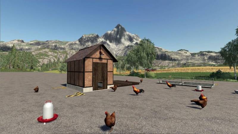 Fs19 Open Chicken Coop Timberframe V1000 • Farming Simulator 19 17 22 Mods Fs19 17 22 Mods 2583