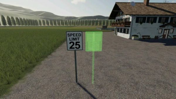 Fs19 Placeable Us Speed Limit Signs V1010 • Farming Simulator 19 17 22 Mods Fs19 17 22 Mods 9533